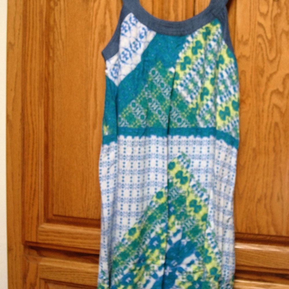 NWT ROXY GIRL SZ 14 SUMMER SUNDRESS CARIBBEAN SEA